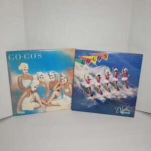 The Go Go's Vacation & Beauty And The Beat Vinyl LP Records VG 1980's